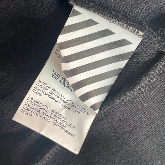 Off white multicolor oil monet painting zip hoodie XXS NWOT - Picture 5 of 9